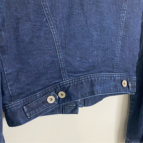 DIESEL INDUSTRY DENIM DESIGN DENIM CROPPED JEAN JACKET SIZE MEDIUM 99% COTTON - Picture 7 of 13